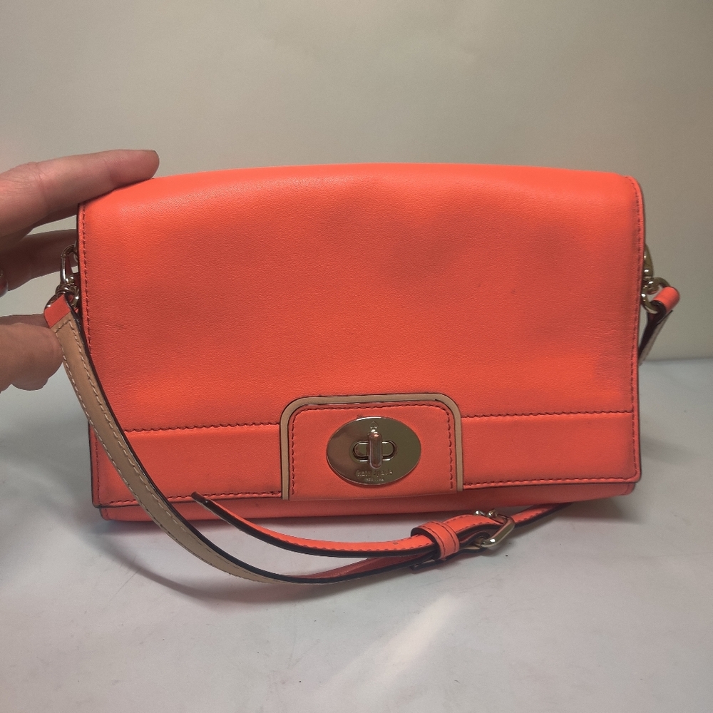 Kate Spade Hot Coral Foldover Crossbody